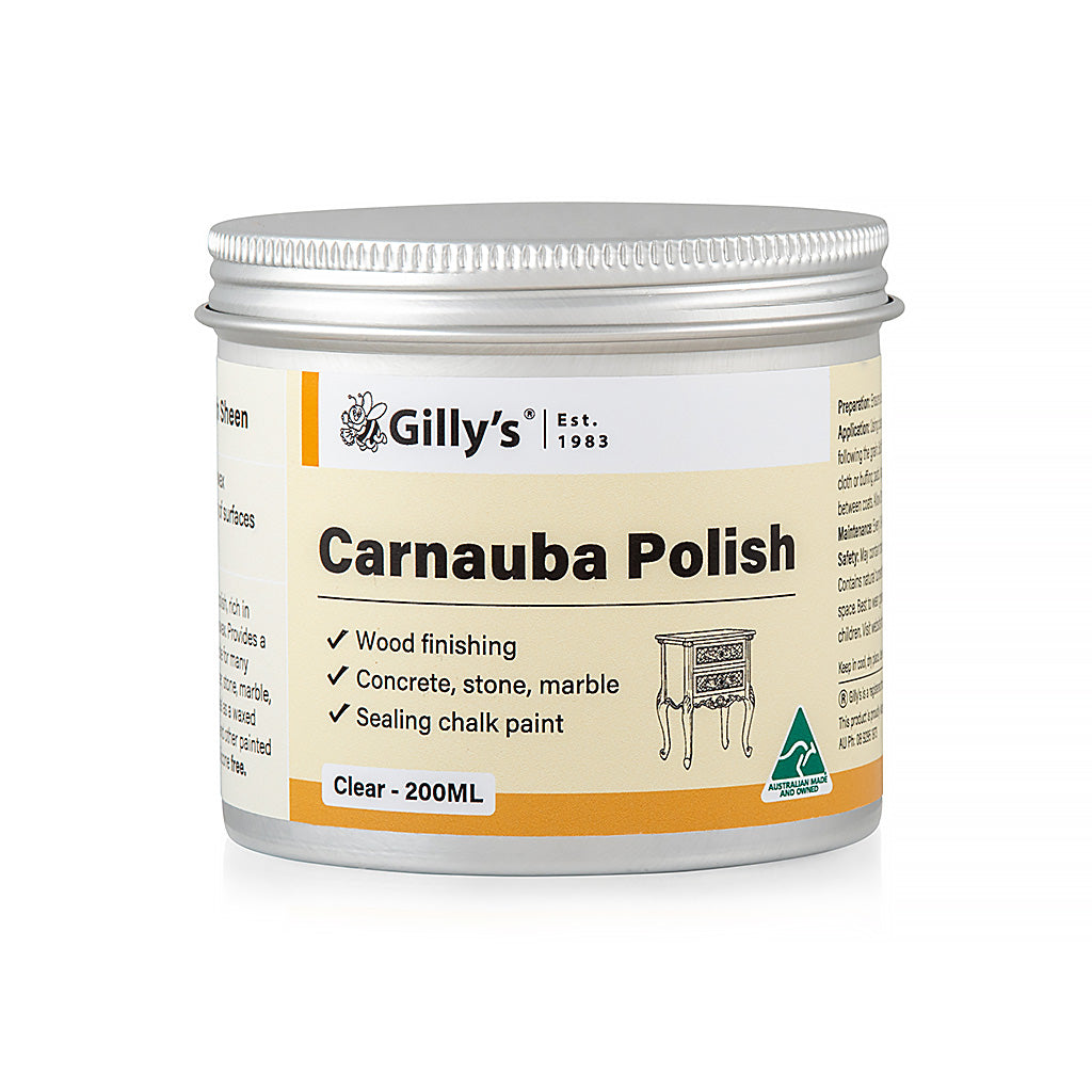 Gilly's Carnauba Polish - 200g Clear