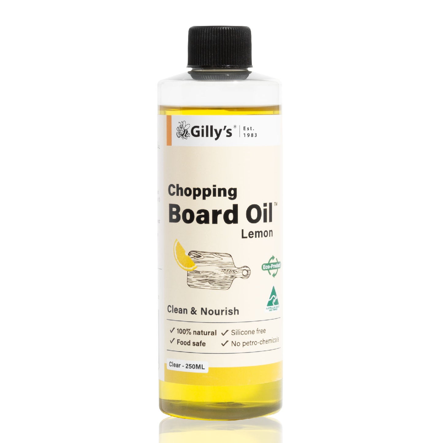 Gilly's Chopping Board Oil 100ml - Lemon